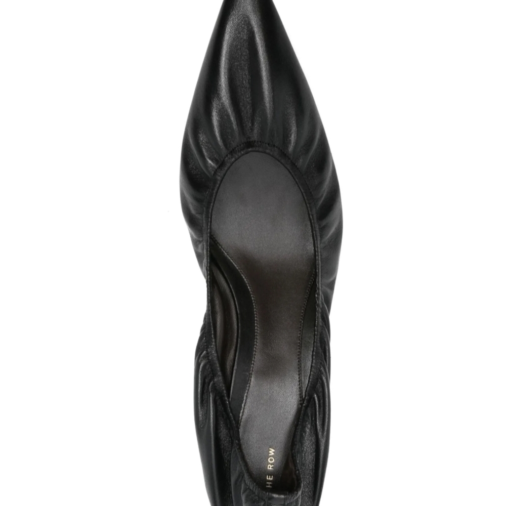 The Row Black Liisa Kitten Heels - Size 41 - Picture 4 of 4